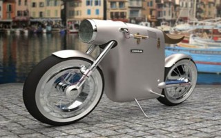 酷味十足的 Monocasco 環保摩托車